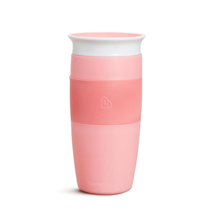 Munchkin Miracle 360 Vaso Antiderrames 14 oz, Morado - Rosa - 1 Unidad (Paquete de 1)