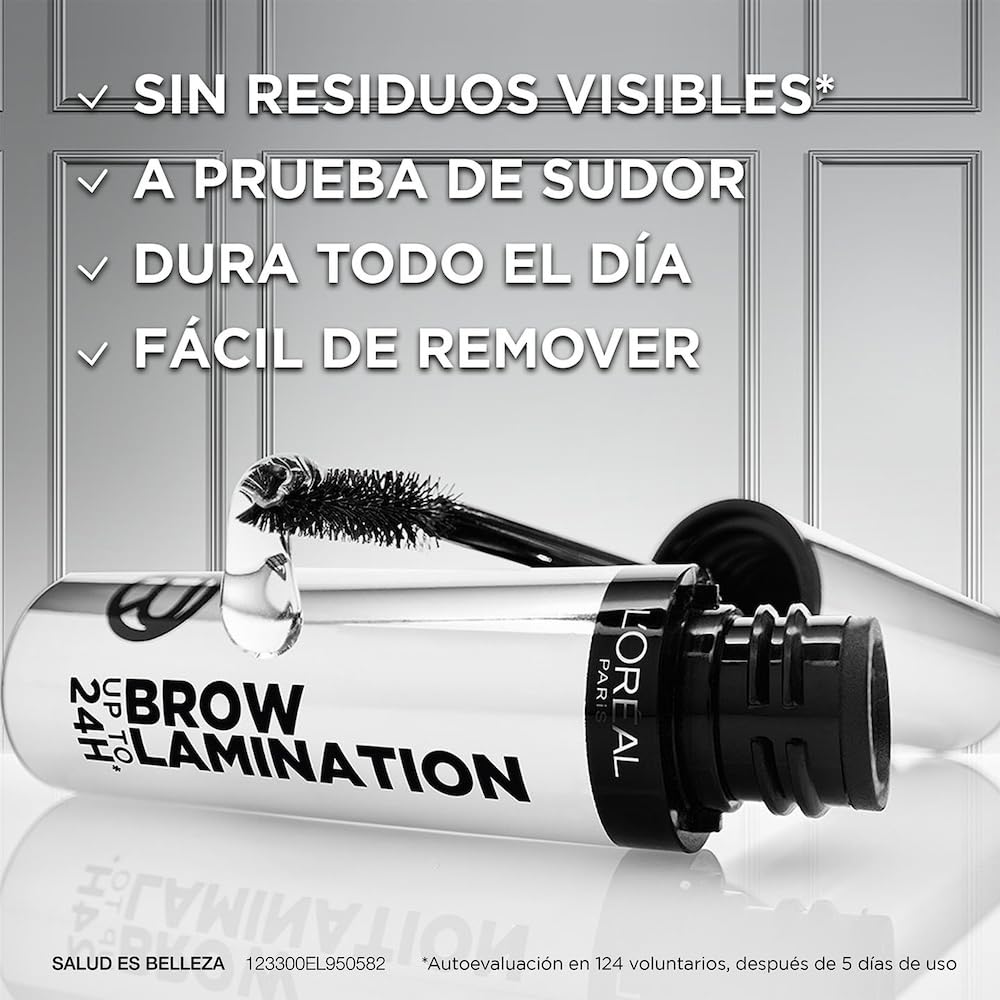 L'Oréal Paris Infallible Brow Lamination Gel para Cejas Fijadas por 24h, 5ml