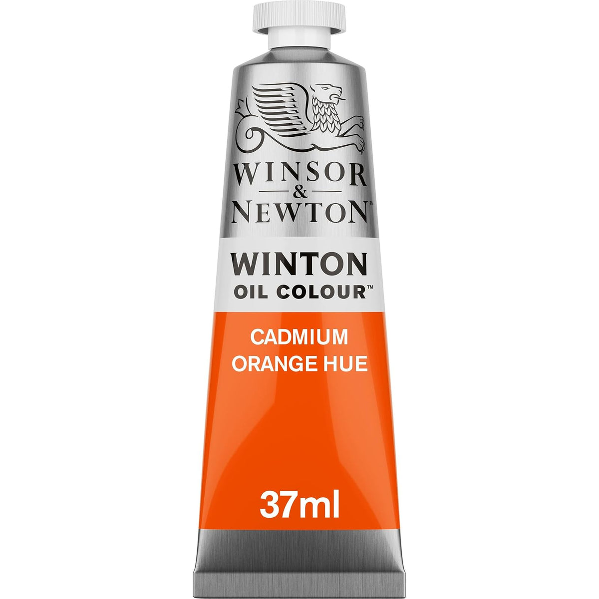 Winsor & Newton Winton Pintura al Óleo, Tubo de 37 ml - Tubo de 37 ml - Tono naranja cadmio
