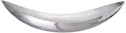 Elegance Hammered - Frutero ovalado de acero inoxidable de 14-1/2 x 8 pulgadas