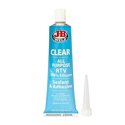 J-B Weld Sellador RTV de Silicona Transparente 85 g, 31310