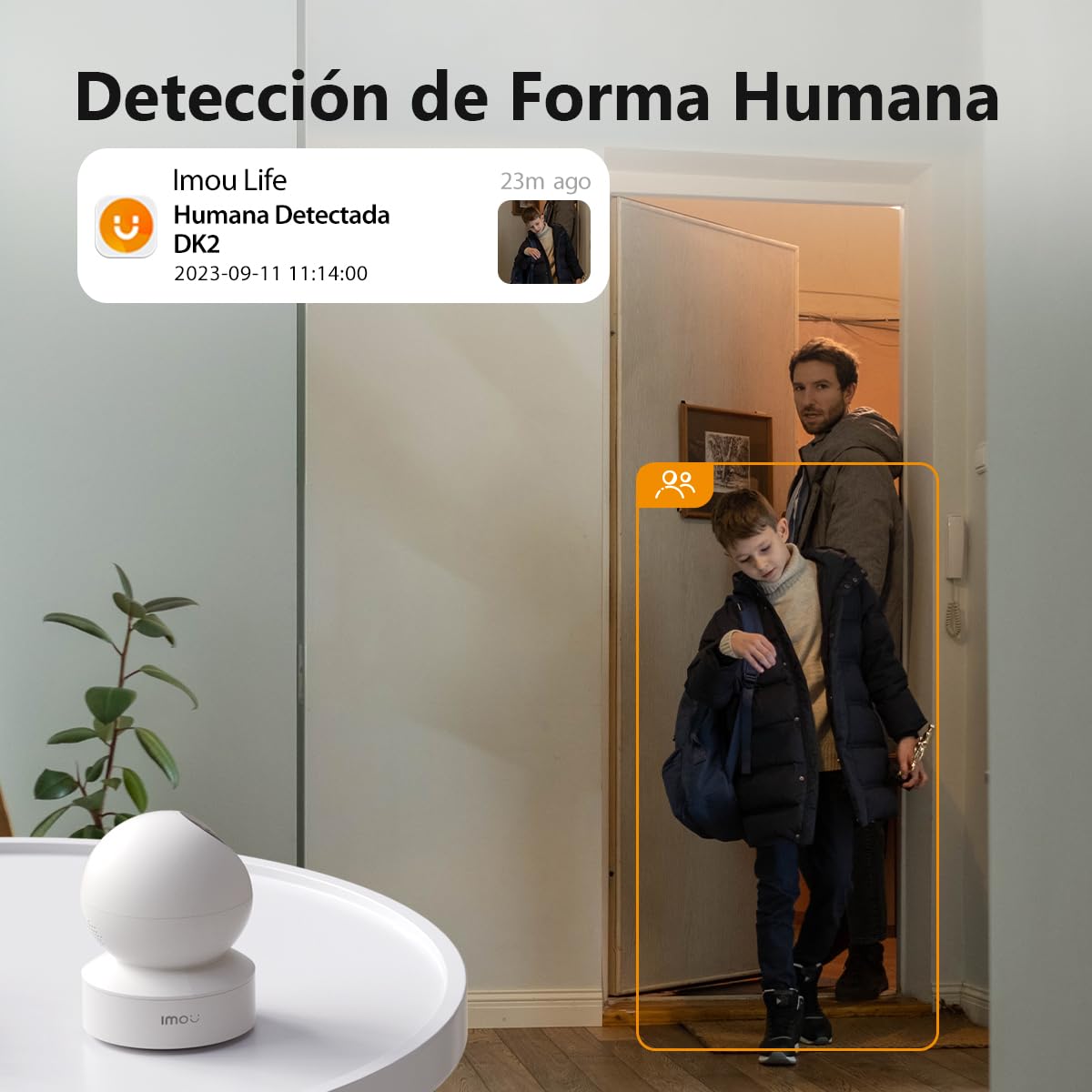 Imou IPC-DK2N Cámara WiFi Interior 4MP con Detección de Personas, Seguimiento Inteligente, Audio Bidireccional y Visión Nocturna