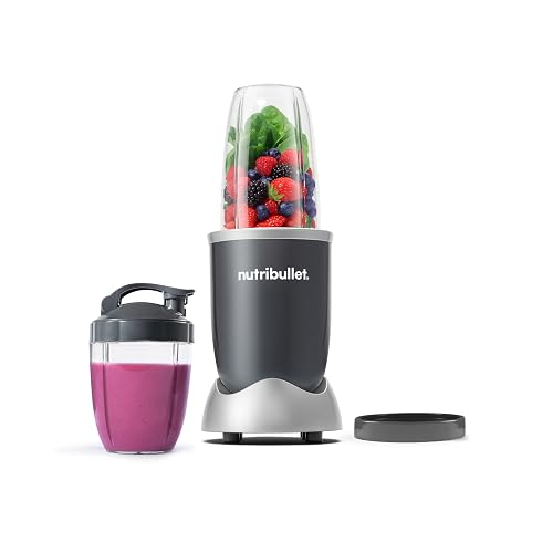 Nutribullet Licuadora personal para batidos, batidos, preparación de alimentos y mezcla congelada, 24 onzas, 600 W, gris, (NBR-0601)