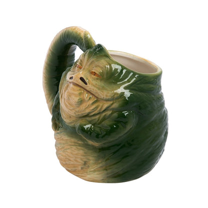 Vandor Star Wars Jabba the Hutt Taza de café de cerámica con forma de jabba, 25 onzas