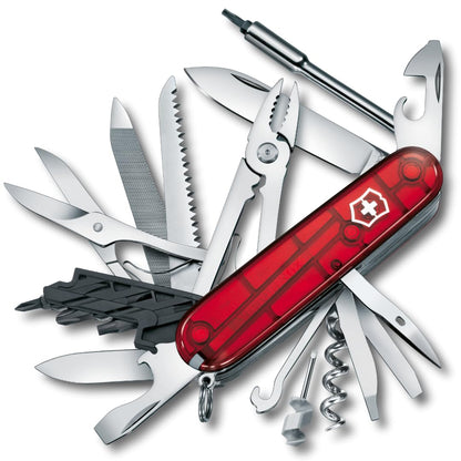 Victorinox Navaja Cybertool, Roja Transparente, 39 Usos