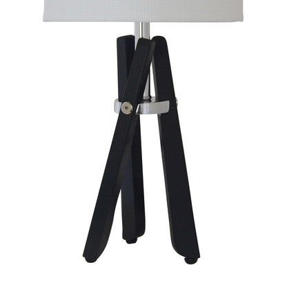 Luzerna CM-0256 Lámpara De Buro Xyla, Color Poplar Negro, 1 Unidad