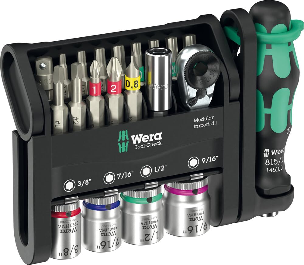 Wera 05049001001 Tool-Check Modular Imperial 1, 21 piezas