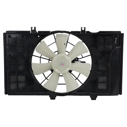 TRQ - Conjunto de ventilador de refrigeración de radiador compatible con Dodge Neon Plymouth CH3115107 2000-2001