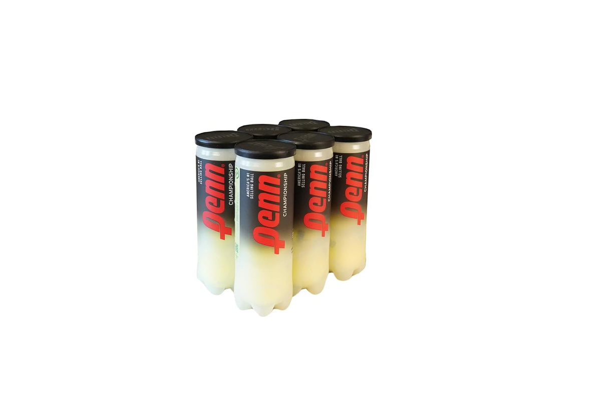 Penn Championship Pelotas de Tenis, Uso Regular - 6 latas (18 pelotas)