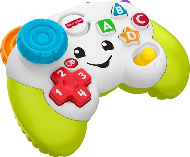 Fisher-Price Control de Juguete Ríe y Aprende con Luces Sonidos y Aprendizaje para Bebés de 6 Meses en Adelante
