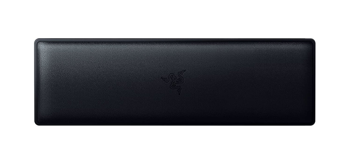 Razer - Reposamuñecas ergonómicas (Mini) para teclados Mini con cojín de piel sintética con memoria (patas de goma antideslizantes, diseño ergonómico) color negro