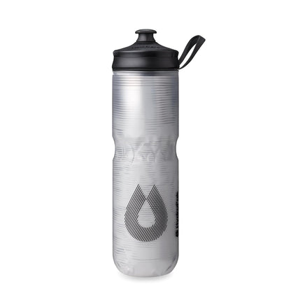 HydraPak Botella Polar Aislada para Deporte - Pulse White - 24oz - 700ml