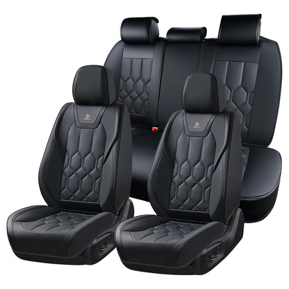 Huidasource Juego Completo de Fundas de Asiento de Auto Universal - FS: negro - Juego completo