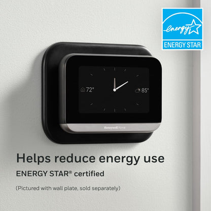 Honeywell Home X7S - Termostato Inteligente con detección Avanzada de ocupación, monitoreo de Humedad y Pantalla táctil Personalizable, Color Negro