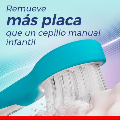 Philips Colgate Cepillo Dental Eléctrico SonicPro Kids Funcional con App | Seguro y Suave para los Dientes de los Niños, Remueve Más Placa que un Cepillo de Dientes Manual