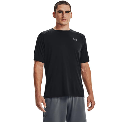 Under Armour Playera de Entrenamiento Cuello V para Hombre - M - Negro