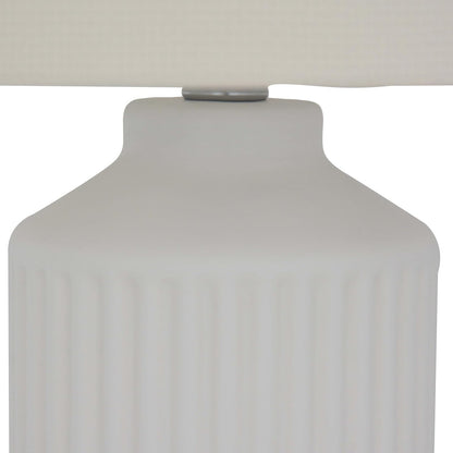 Luzerna CM-0226 Lámpara De Buro Lyne, Color Blanco Mate, 1 Unidad