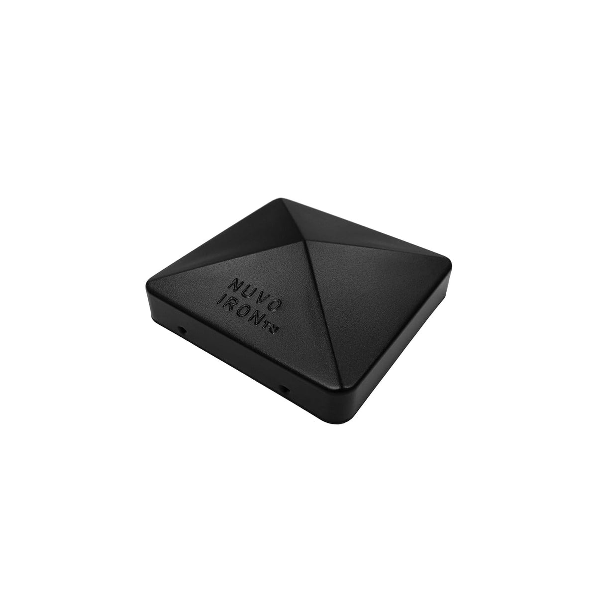 Nuvo Iron US-PCP12BLK US-6 Eazy Pyramid Cap 6 x 6 pulgadas (se adapta a más de 6 x 6 pulgadas, postes cuadrados nominales de EE. UU.), negro