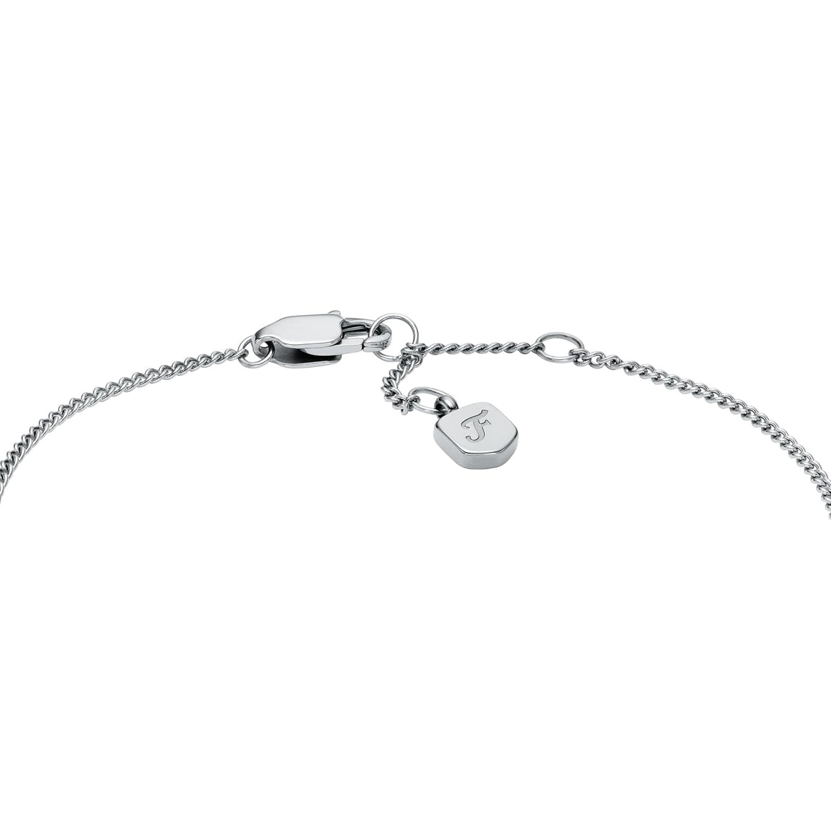 Pulsera Fossil JF04929040 Sadie de acero inoxidable en tono plateado para mujer