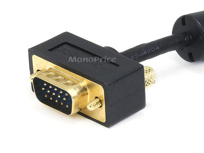 Monoprice Mono 106364 35-Feet Ultra Slim Super VGA Male to Male Monitor Cable with Ferrites