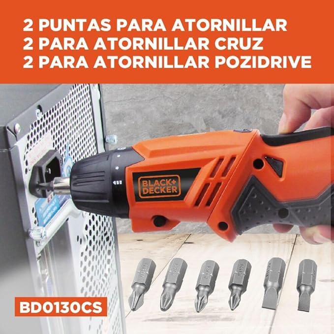 BLACK+DECKER Juego de Brocas y Puntas, 16 Piezas, BD0130CS