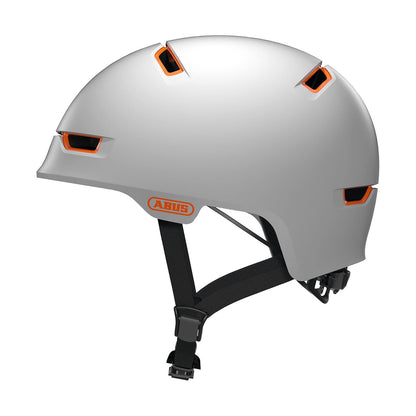 ABUS Stadthelm Scraper 3.0 Ace - Robuster Fahrradhelm für den Stadtverkehr - für Damen und Herren - M (54-58 cm) - Blanco (polar matt)