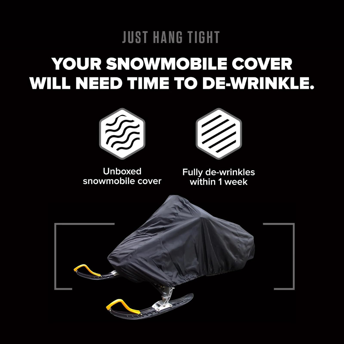 Budge Sportsman - Funda para Motos de Nieve, Impermeable y Resistente a los Rayos UV, protección Resistente, se Adapta a Motos de Nieve de hasta 130 Pulgadas de Largo x 51 Pulgadas de Ancho x 48