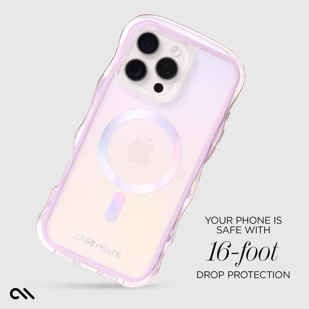 Case-Mate - Funda de jabón para iPhone 16 Pro MAX [Compatible con MagSafe] - Elegante Funda para teléfono con protección contra caídas de 12 pies, Cubierta magnética Premium para iPhone 16 Pro MAX