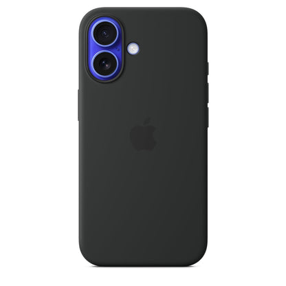 Apple Funda de Silicón con MagSafe para iPhone 16 - Verde Lago - Silicon - Negro