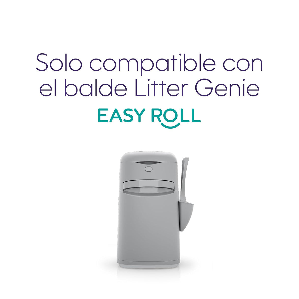 Recambio Litter Genie Easy Roll |Incluye 24 bolsas perforadas en un rollo y puede durar hasta 6 meses para un gato