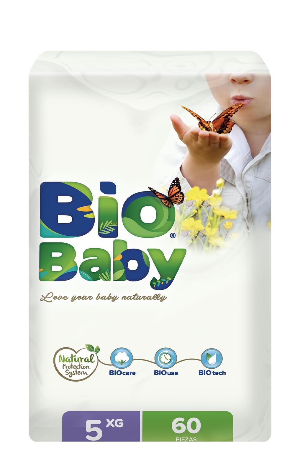 Bio Baby Pañal Talla 5 X Grande 180 pañales