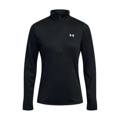 Under Armour Tech top con cierre para mujer - Negro - M