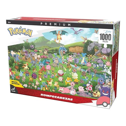 Pokémon Rompecabezas Premium, 1000 Piezas Novelty Corp