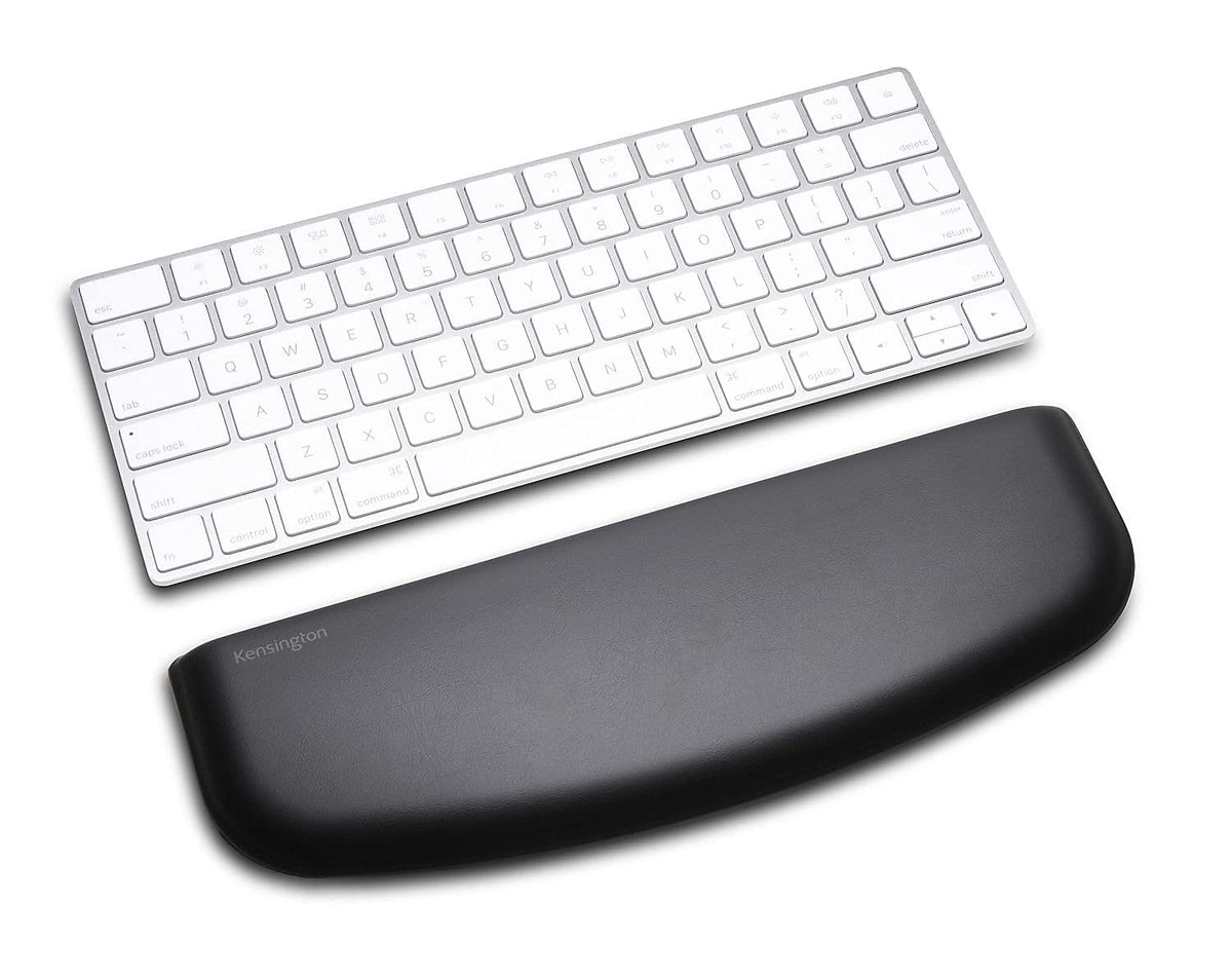 Descansa Muñeca Kensington para teclados delgados y angostos de color negro y gel frio
