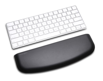 Descansa Muñeca Kensington para teclados delgados y angostos de color negro y gel frio