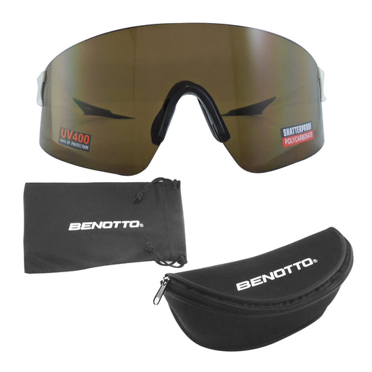 Benotto Lentes Benotto Blanco/Negro Mica: Café S-17184A-D