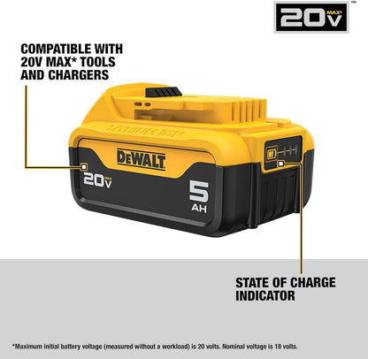 DeWalt Kit de Arranque de Batería DCB205C, Amarillo