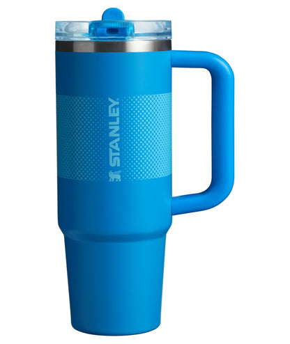 Stanley Quencher ProTour - Vaso con Popote Abatible, Mango Integrado, Acero Inoxidable, Sin BPA - 30 Ounces - Azure Fade
