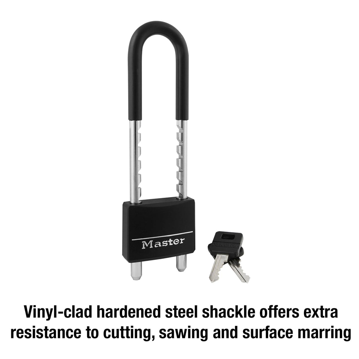 Master Lock Candado de aluminio con cubierta, 5.08 cm de ancho, negro, 527D