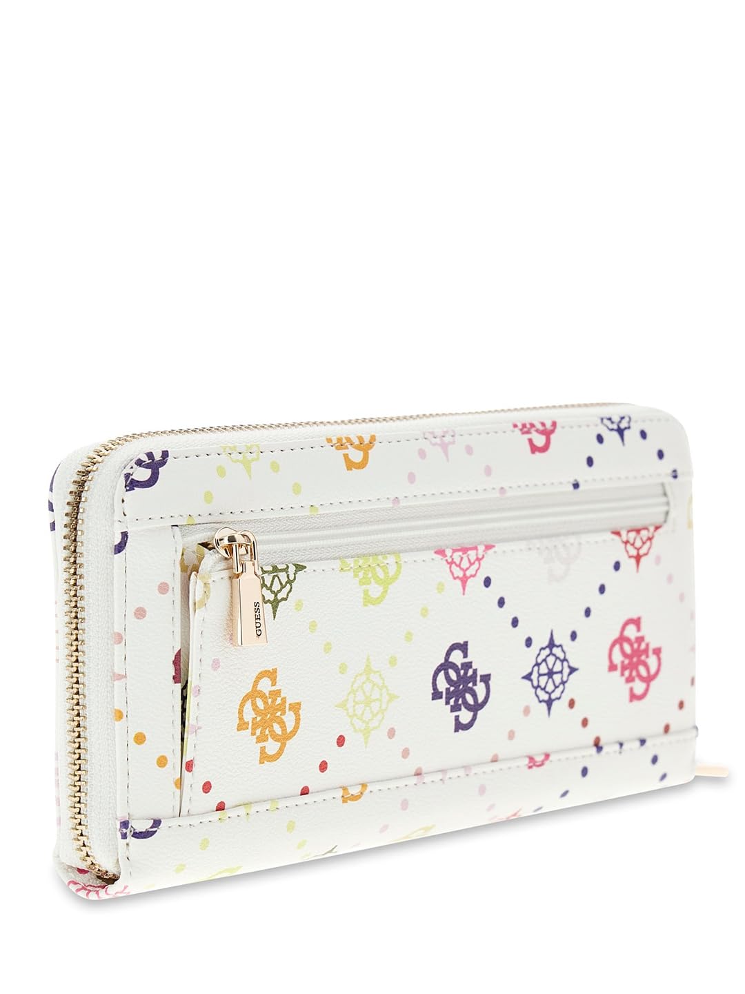 CARTERA GUESS EMELIE LOGO SLG LRG ZIP AROUND MUJER BLANCO MULTICOLOR GM9928146-MUO