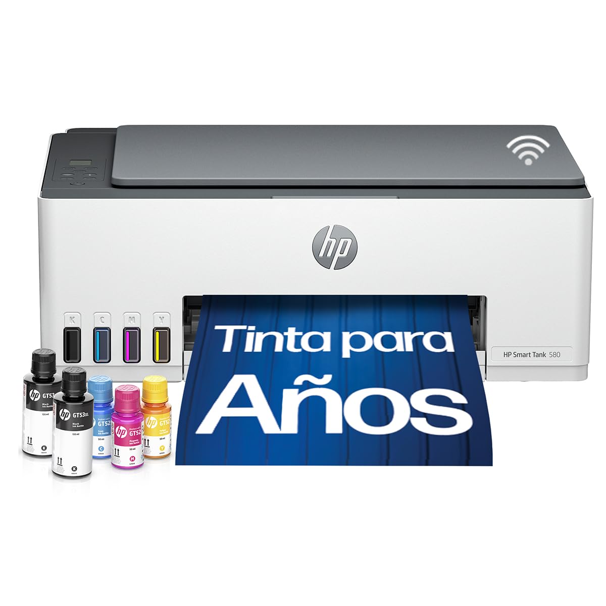HP Smart Tank 583 Impresora Multifuncional con Tanque de Tinta - Modelo 580