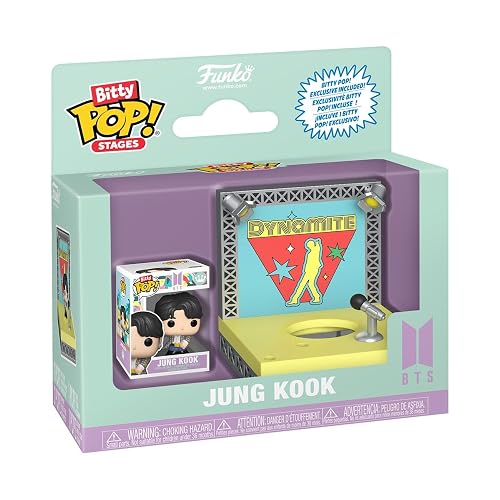 Funko Pop! Bitty Stages: BTS - Dynamite - Jung Kook - Collectable Vinyl Figure - Gift Idea - Official Merchandise - Toys for Kids & Adults - KPOP Fans