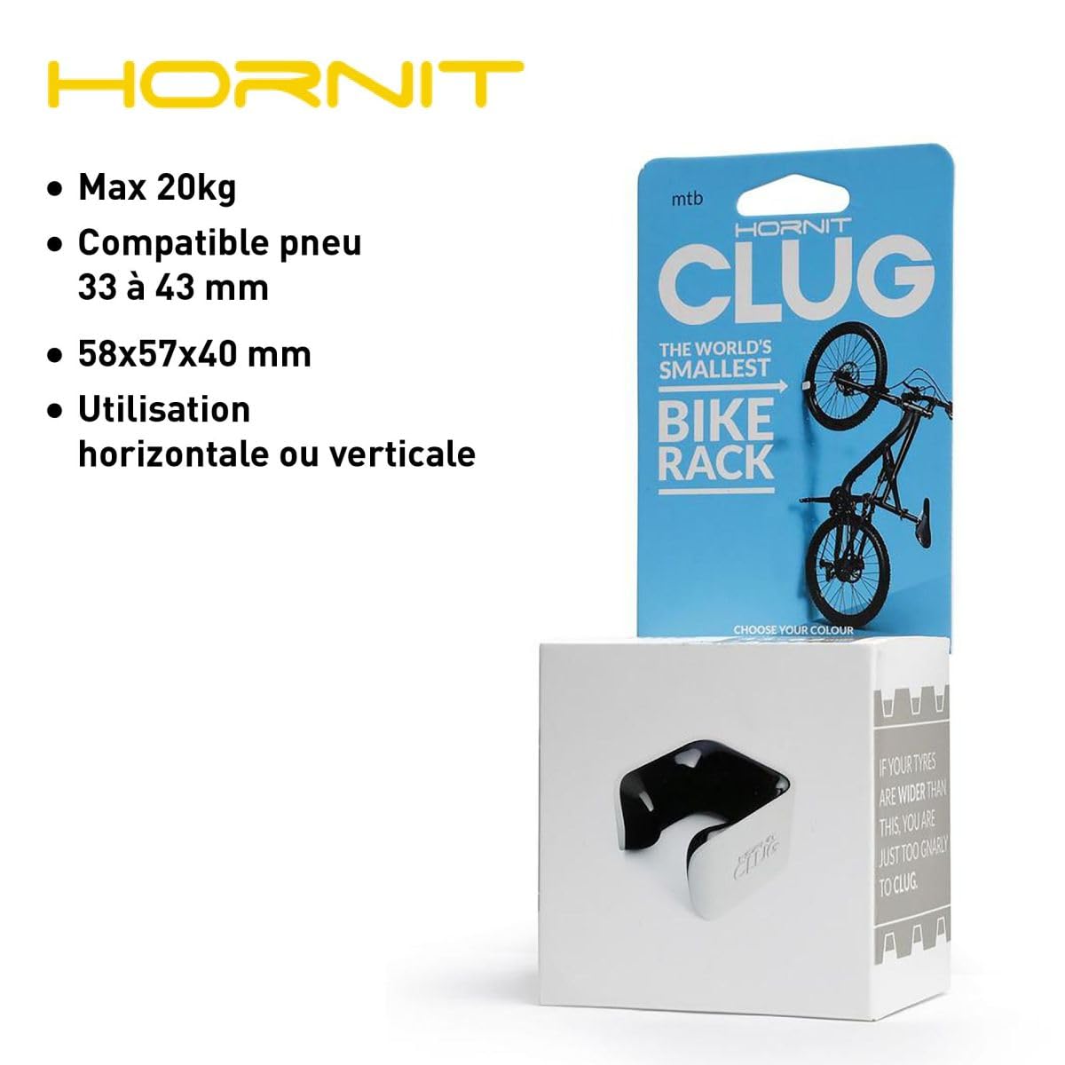 Hornit Soporte para Bicicleta Hibrida 33-43mm
