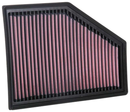 K&N Filtro de aire original de alto flujo para motor de por vida: lavable | Compatible con BMW 750d 2016-2020; BMW M550d 2017-2020 (ver descripción del producto)