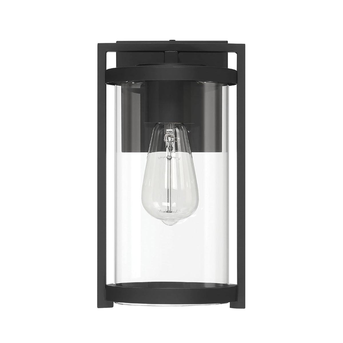 Hunter Fan, Colgante de pared Astwood Negro Mate para Exterior 1 Luz 12 pulgadas
