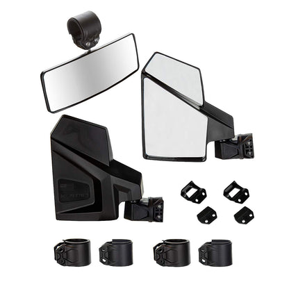 Kolpin 98312 UTV Universal Side/Rear Mirror Combo Package