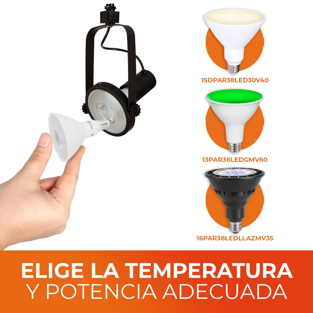 Tecnolite Lámpara Interior para Riel Sobreponer Tecnolite