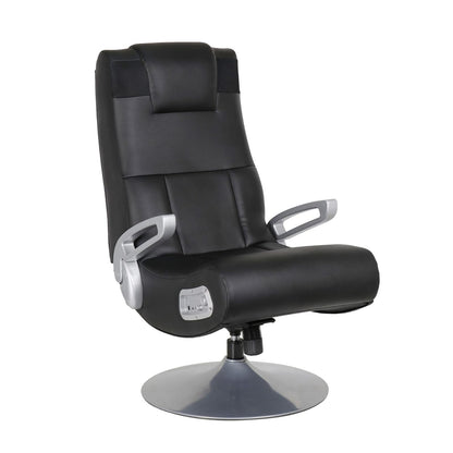 X Rocker SE Pro - Silla con Pedestal Bluetooth – Silla de Descanso para Videojuegos con Audio inmersivo con 2 Altavoces y subwoofer – Diseño ergonómico, Base de Silla giratoria y inclinable, Color