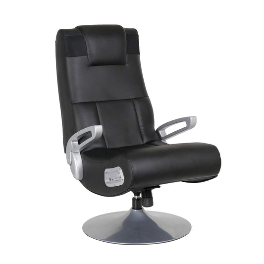 X Rocker SE Pro - Silla con Pedestal Bluetooth – Silla de Descanso para Videojuegos con Audio inmersivo con 2 Altavoces y subwoofer – Diseño ergonómico, Base de Silla giratoria y inclinable, Color