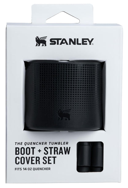 Stanley Quencher Kit de Funda de Silicona y Tapa para Popote - Negro 2.0 - 396.9 g